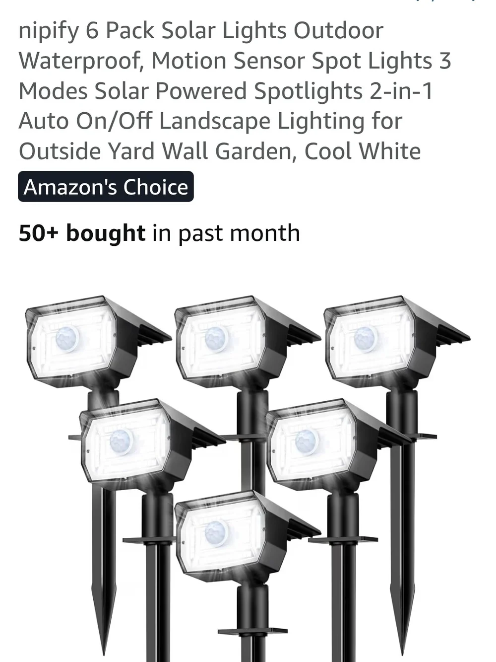 Solar LED Garden Stake Light in Warm White - Home Accents